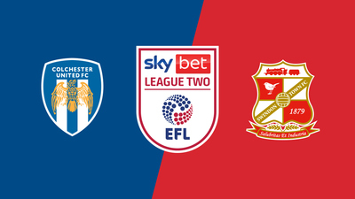 English Football League : Colchester United vs. Swindon Town'