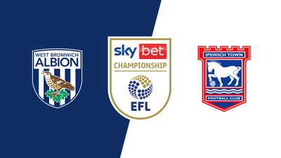 English Football League : West Bromwich Albion vs. Ipswich Town'