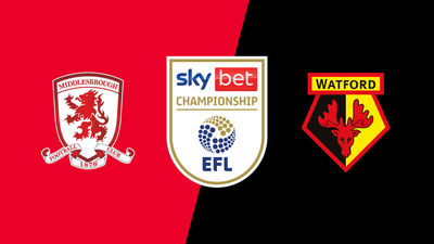 English Football League : Middlesbrough vs. Watford'