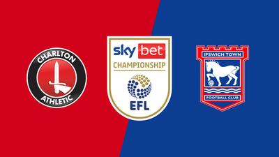 English Football League : Charlton Athletic vs. Ipswich Town'