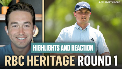 PGA Tour on CBS : Ludvig Åberg (-8) Surges to Career Day, Holds Solo Lead'