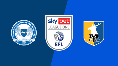 English Football League : Peterborough United vs. Mansfield Town'
