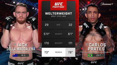 UFC Fight Night (Português) : Jack Della Maddalena x Carlos Prates (UFC Fight Night: Della Maddalena x Prates - Main) (Português)'