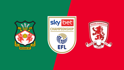 English Football League : Wrexham vs. Middlesbrough'
