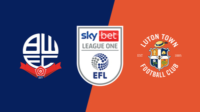 English Football League : Bolton Wanderers vs. Luton Town'