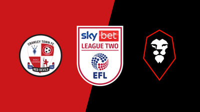 English Football League : Crawley Town vs. Salford City'