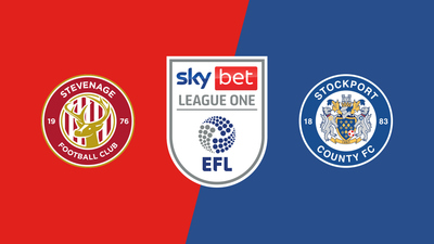 English Football League : Stevenage vs. Stockport County'