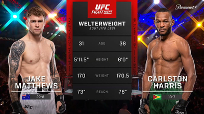 UFC Fight Night (Português) : Jake Matthews x Carlston Harris (UFC Fight Night: Song x Figueiredo - Main) (Português)'