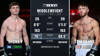 Zuffa Boxing : Sam Hickey vs. Todd Tompkins (Zuffa Boxing 07: Billam-Smith vs. Rozicki - Main)'
