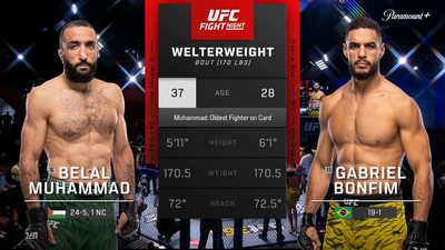 UFC Fight Night (Português) : Belal Muhammad x Gabriel Bonfim (UFC Fight Night: Muhammad x Bonfim - Main) (Português)'