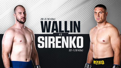 Zuffa Boxing : Otto Wallin vs. Vladyslav Sirenko (Zuffa Boxing 09: Berlanga vs. Butler - Prelims)'