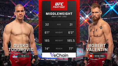 UFC Fight Night : Dusko Todorovic vs. Robert Valentin (UFC Fight Night: Medic vs. Rodriguez - Main)'