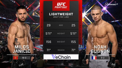 UFC Fight Night : Milos Janicic vs. Noah Gugnon (UFC Fight Night: Medic vs. Rodriguez - Main)'