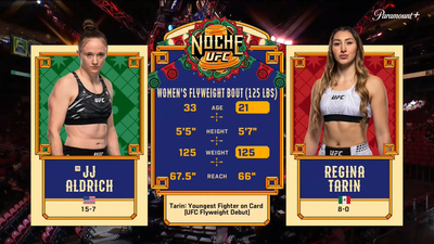 UFC Fight Night : JJ Aldrich vs. Regina Tarin (Noche UFC: Silva vs. Delgado - Prelims)'