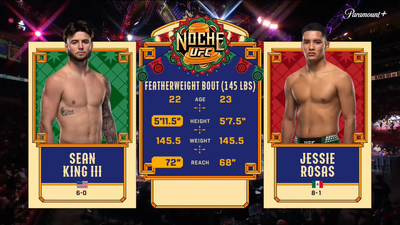 UFC Fight Night : Sean King III vs. Jessie Rosas (Noche UFC: Silva vs. Delgado - Prelims)'