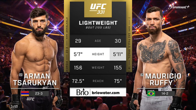 UFC : Arman Tsarukyan vs. Mauricio Ruffy (UFC 331: Van vs. Pantoja 2 - Main)'