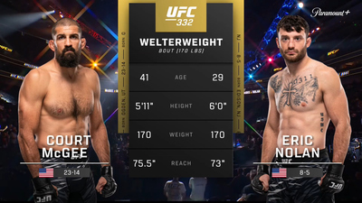 UFC : Court McGee vs. Eric Nolan (UFC 332: Silva vs. Wang - Prelims)'