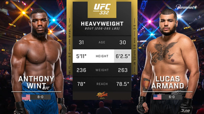UFC : Anthony Wint vs. Lucas Armand (UFC 332: Silva vs. Wang - Prelims)'
