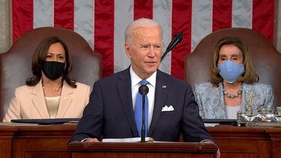 CBS News Specials : Watch: Biden gives first address to Congress'