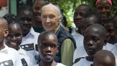 The Uplift : The Uplift: Jane Goodall and the joy of giving hugs'