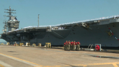 CBS Saturday Morning : USS Eisenhower returns from Red Sea'