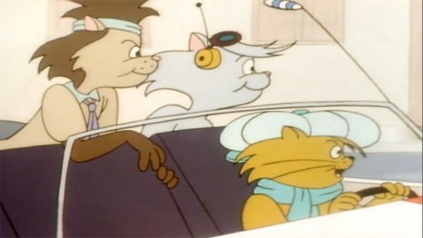Heathcliff - Rear Cat Window/Cat Days/Ninja Nights
