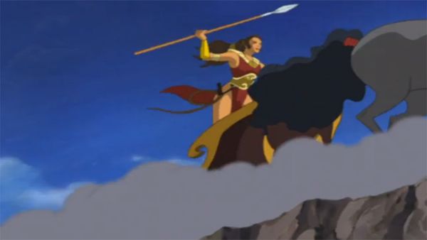 Mythic Warriors - Androcles and the Lion