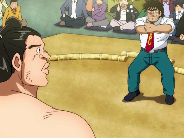 Rowdy Sumo Wrestler Matsutaro!! - Matsutaro Struggles