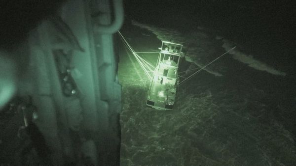 Coast Guard Cape Disappointment Pacific Northwest - Hard Aground