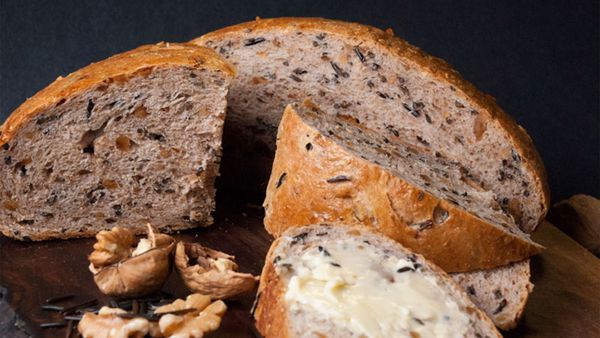 A is for Apple - Wild Rice and Walnuts
