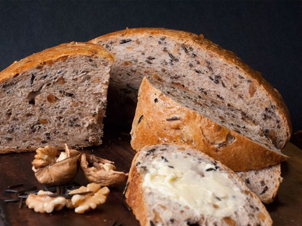 A is for Apple - Wild Rice and Walnuts