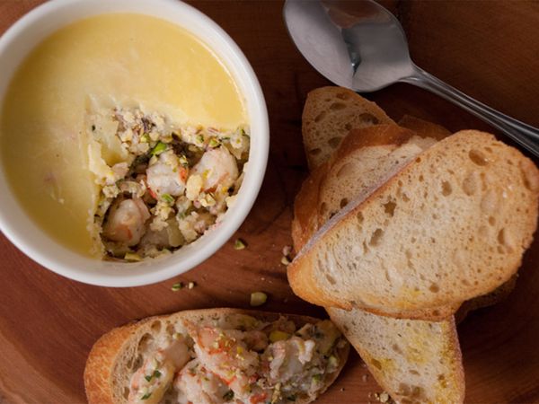A is for Apple - Prawns and Pistachios