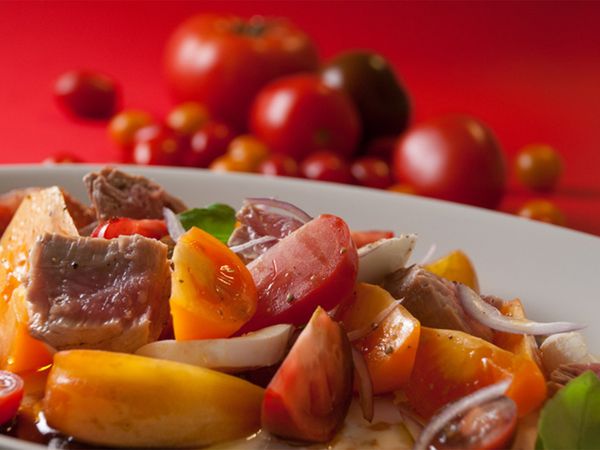 A is for Apple - Tuna and Tomatoes