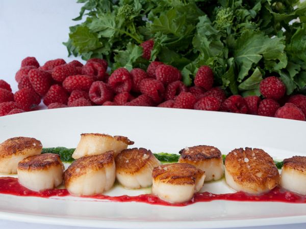 A is for Apple - Rapini and Raspberry