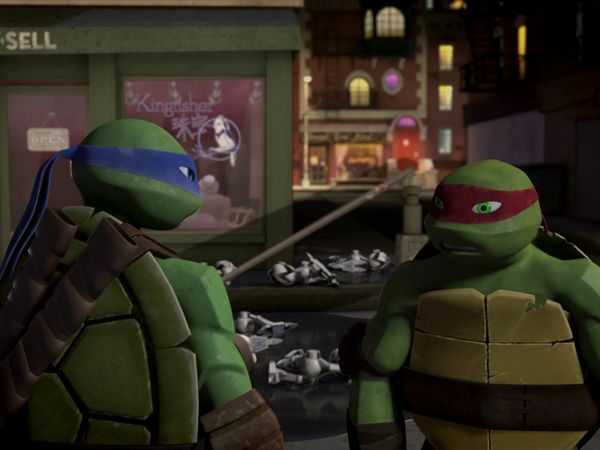 Teenage Mutant Ninja Turtles - Mouser-Attacke