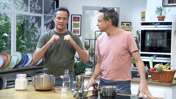 Torres en la cocina - Bocaditos de Lentejas, Pizza de Quesos, Pera y Nueces
