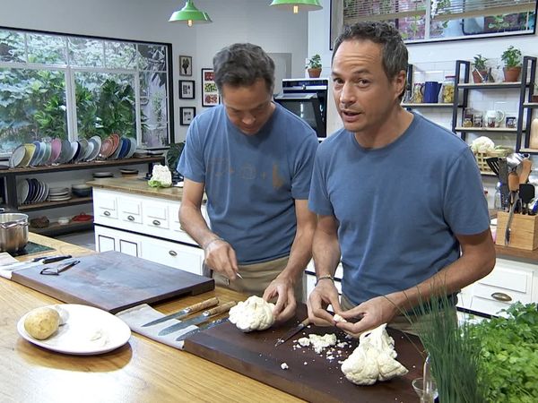 Torres en la cocina - Crema de Coliflor, Costilla de Ternera Con Champiñones