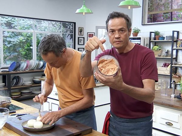 Torres en la cocina - Ceviche de Verduras y Nabos Rellenos