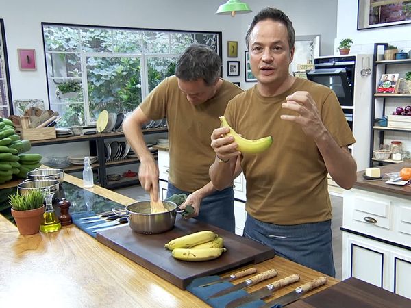 Torres en la cocina - Fideos a la Cazuela, Buñuelos de Tofe de Plátano