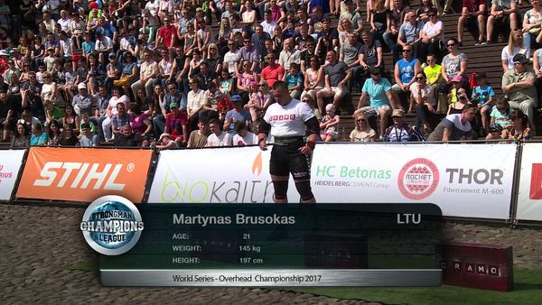 Strongman Champions League - SCL Lithuania World Log Lift Championships