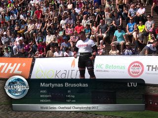 Strongman Champions League - SCL Lithuania World Log Lift Championships