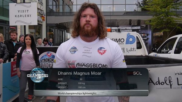 Strongman Champions League - SCL World championship under 105 kilograms, Finland