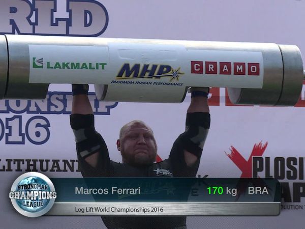 Strongman Champions League - SCL Log lift World championship Lithuania