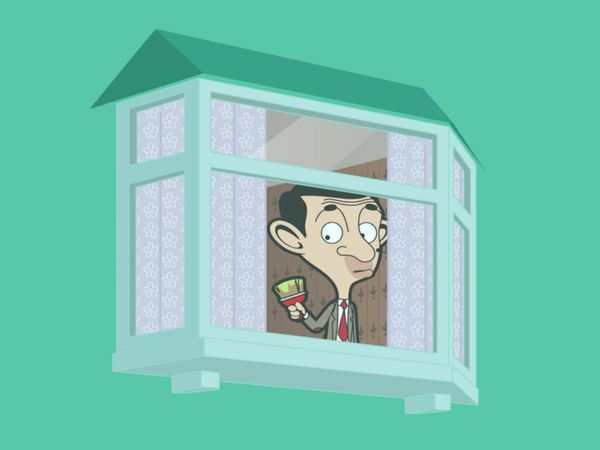 Mr Bean Animated - Pintura Bean