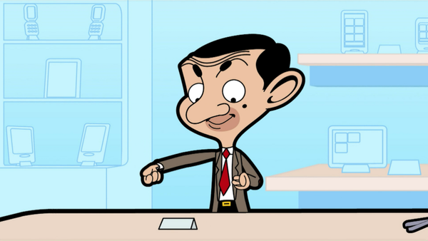 Mr Bean Animated - Bean Phone