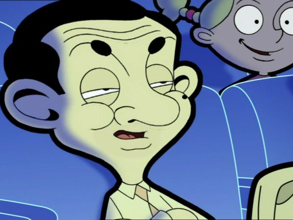Mr Bean Animated - Bean asustado