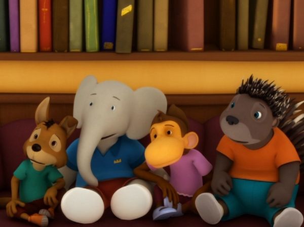Babar y Las Aventuras de Badou - Jake y el Gran Libro / La Piedra Magica de Trompa Negra