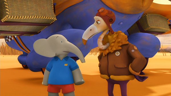 Babar y Las Aventuras de Badou - Diabluras de Bananas / La Carrera de Dirigibles de Monkeyville