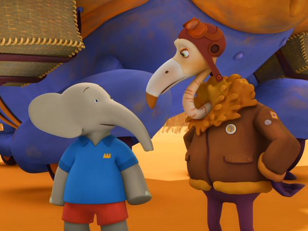 Babar y Las Aventuras de Badou - Diabluras de Bananas / La Carrera de Dirigibles de Monkeyville