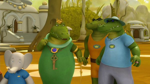Babar y Las Aventuras de Badou - Campamento de Guerreros / Rocas Celeste